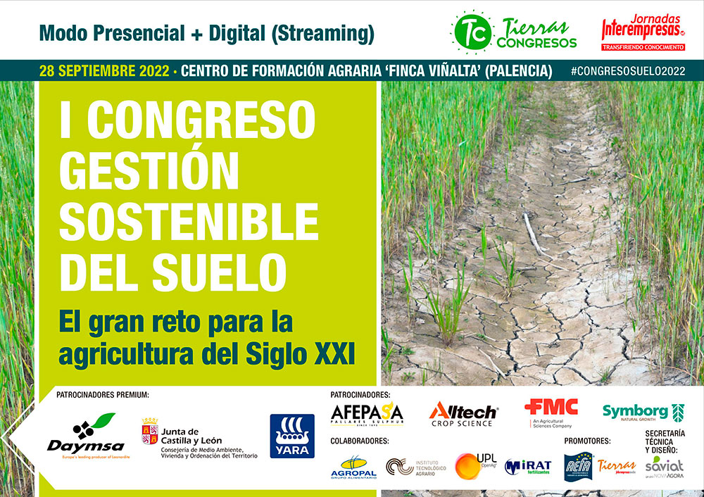 Cartel del Congreso sobre la gestión sostenible del suelo