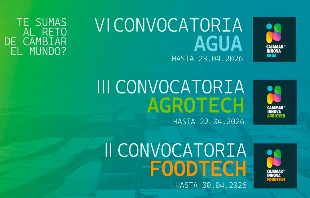 Cajamar Innova ha lanzado sus convocatorias para 2026