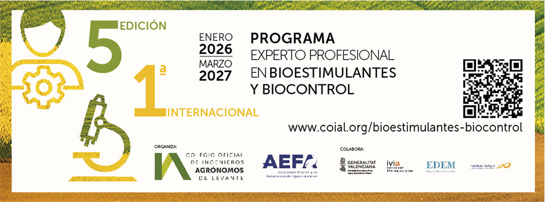 Programa Experto profesional en bioestimulantes y biocontrol | COIAL