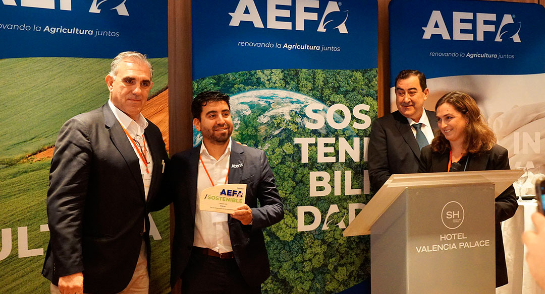 Entrega a Atens del Premio AEFA SOSTENIBLE 2023