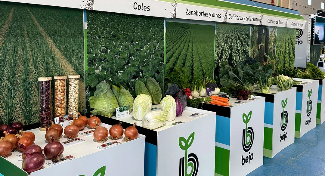 Exposición interior en el Bejo Open Days de Murcia