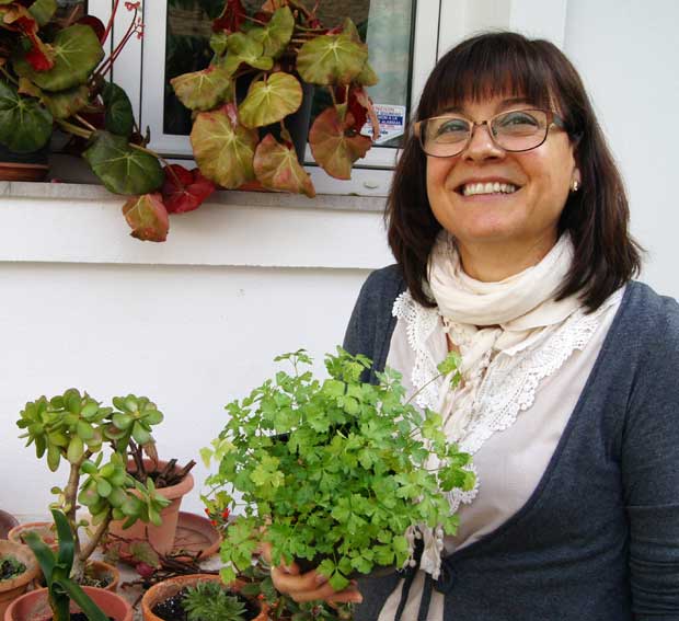 El huerto urbano de Mari Carmen Antequera