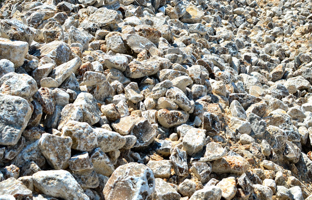 Piedras de Sulfato cálcico