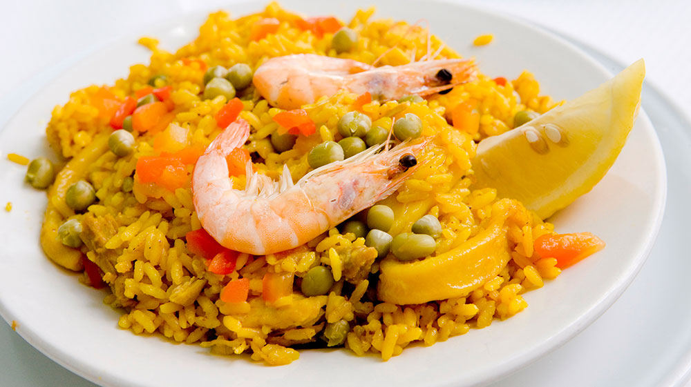 Arroz con langostinos