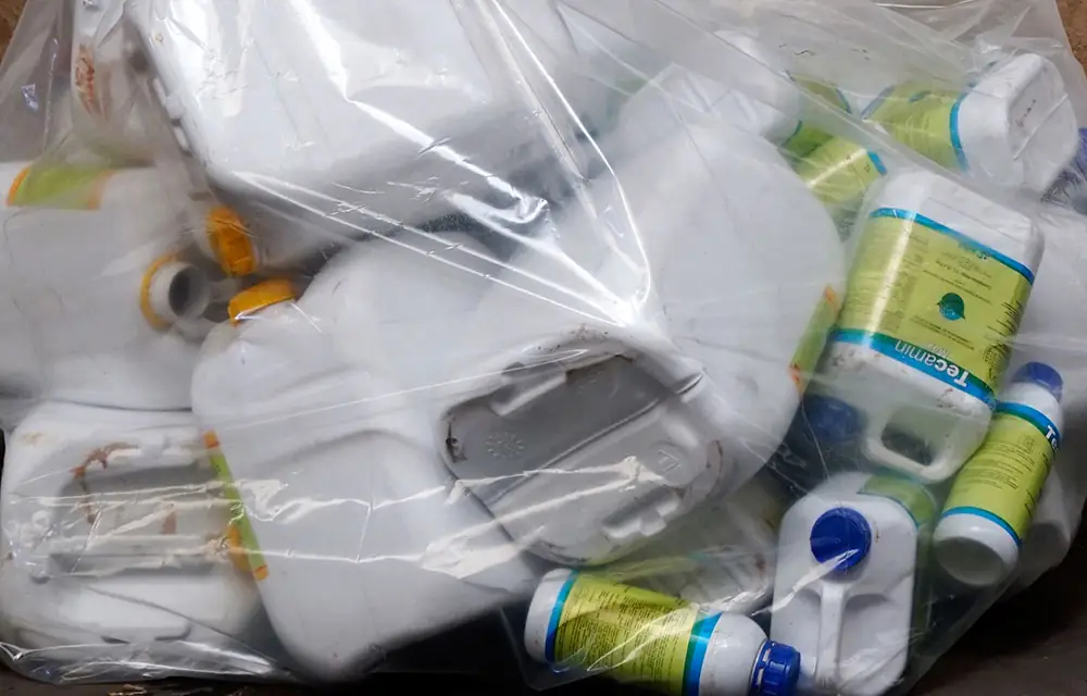 Recogida de envases agrícolas en Chipiona